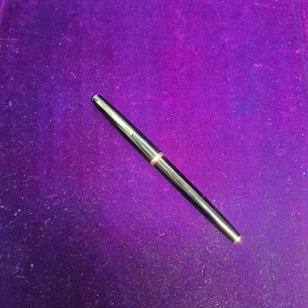 PILOT Fountain Pen 14K Gold S-80V DX27 with cap on, measuring 14.5 cm length