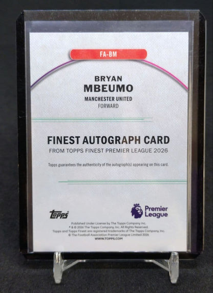 Bryan Mbeumo Autographed Card — Japanese