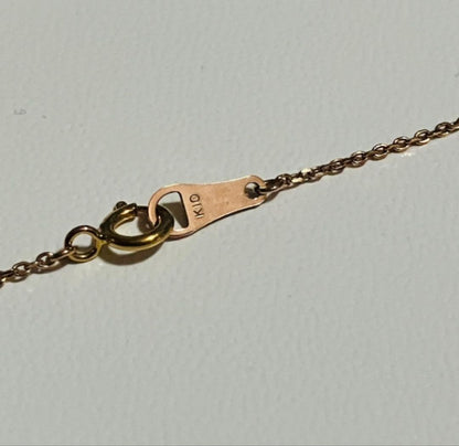 aga K10 PG Diamond Cross Necklace featuring a delicate diamond-studded cross pendant on a 40 cm chain