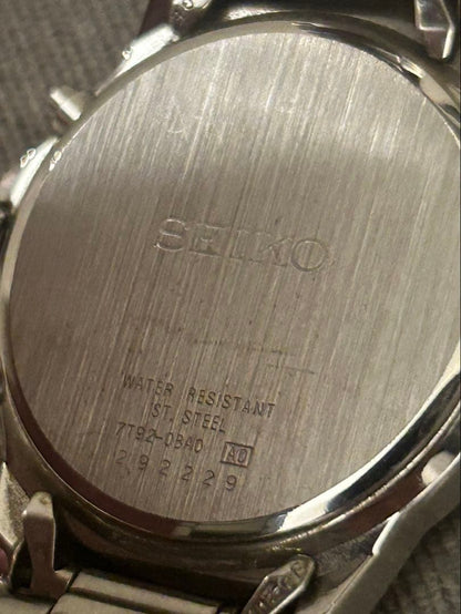 SEIKO 7T92-0BA0 Quartz Men's Watch — Japanese