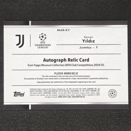 Kenan Yildiz Sign Juventus — Japanese