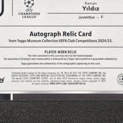 Kenan Yildiz Sign Juventus — Japanese