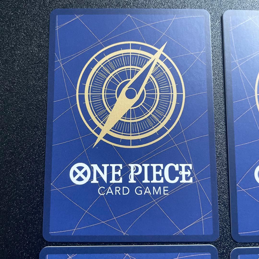 One Piece Gomu Gomu no Gōkakyū Pistol Parallel 4-Card Set Gomu Gomu no Red Rock — Japanese