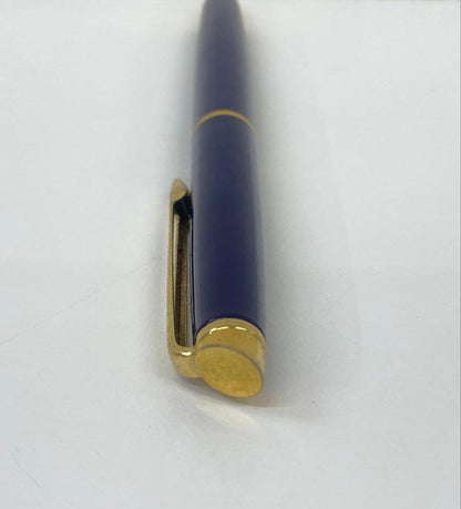 WATERMAN navy mechanical pencil with gold metal accents model KD 1234.01.5678 in used condition