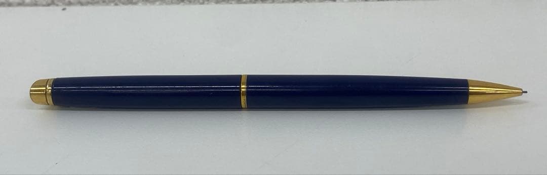 WATERMAN navy mechanical pencil with gold metal accents model KD 1234.01.5678 in used condition