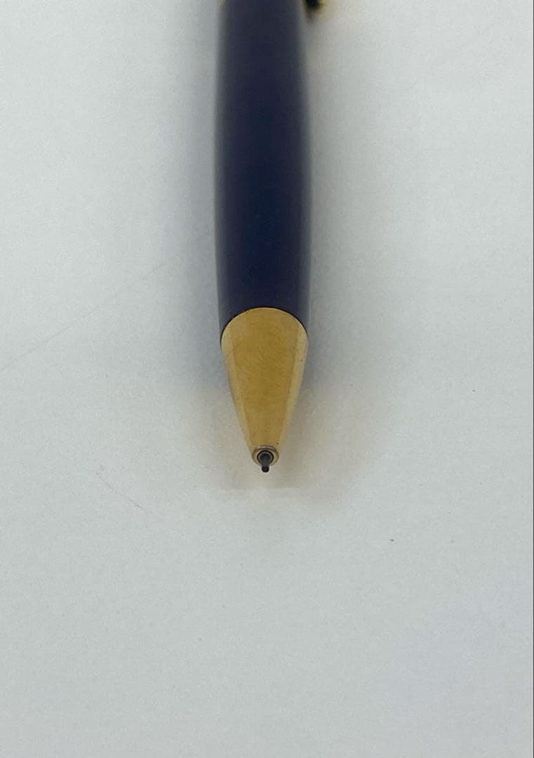 WATERMAN navy mechanical pencil with gold metal accents model KD 1234.01.5678 in used condition