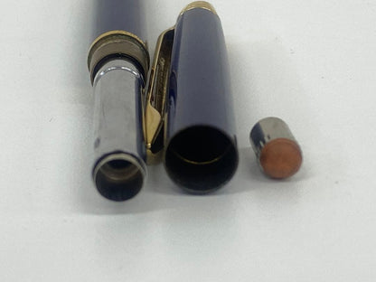 WATERMAN navy mechanical pencil with gold metal accents model KD 1234.01.5678 in used condition