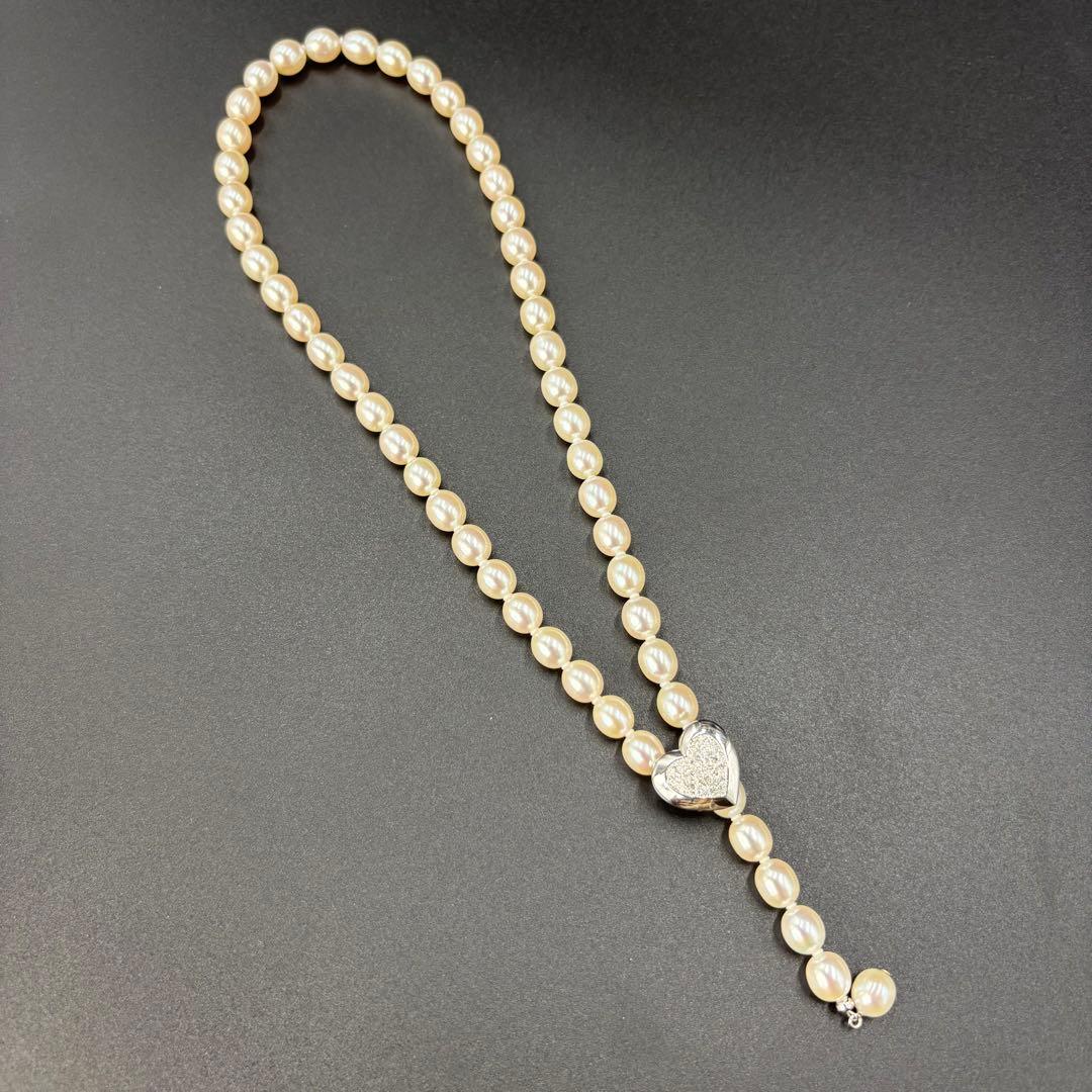 CACHER Akoya Pearl Necklace featuring 7.2-7.5mm pearls on a 47cm elegant strand