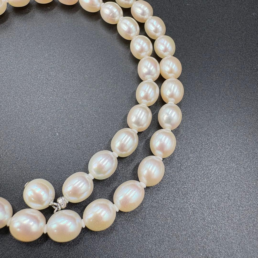 CACHER Akoya Pearl Necklace featuring 7.2-7.5mm pearls on a 47cm elegant strand
