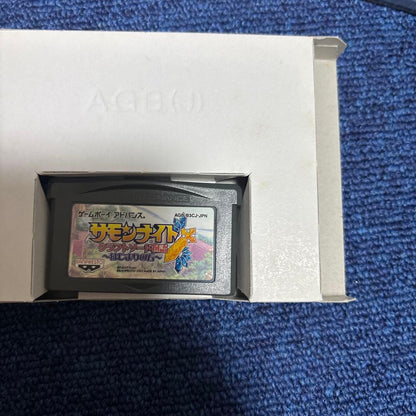 Summon Night Craft Sword Story 1 and 2 game cartridge set for GBA with condition details