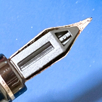 Waterman Expert DX White CT fountain pen with fine nib, storage case, converter, cartridges, and original box