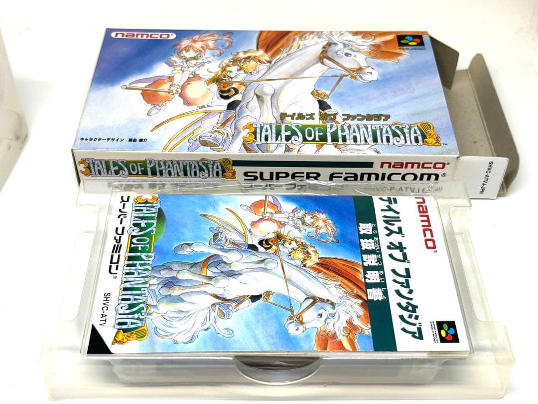 Tales of Phantasia game cartridge for Nintendo Super Famicom with original label art
