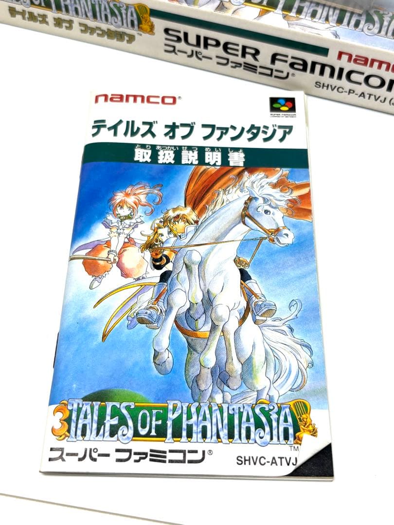 Tales of Phantasia game cartridge for Nintendo Super Famicom with original label art