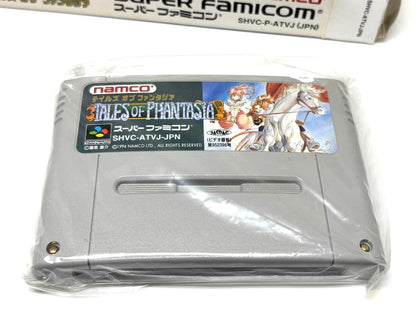 Tales of Phantasia game cartridge for Nintendo Super Famicom with original label art
