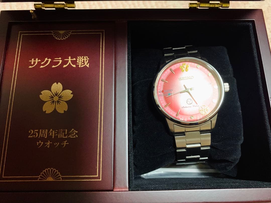 SEIKO Sakura Taisen 25th Anniversary Model Quartz Men's Watch — Japanese