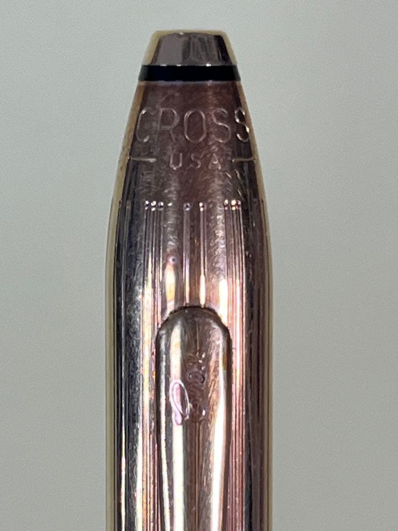CROSS Classic Century ballpoint pen in gold color with twist mechanism, USA made