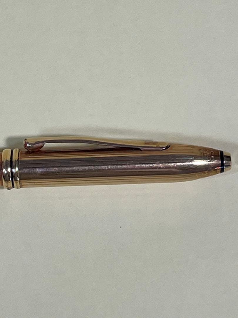 CROSS Classic Century ballpoint pen in gold color with twist mechanism, USA made