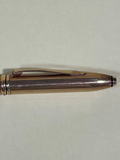 CROSS Classic Century ballpoint pen in gold color with twist mechanism, USA made