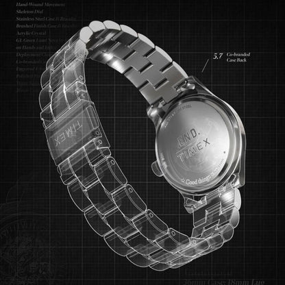 TIMEX × END Skeleton Automatic Men's Watch — Japanese