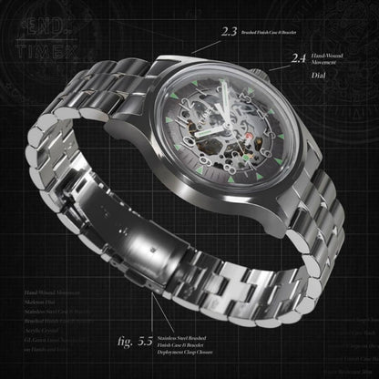 TIMEX × END Skeleton Automatic Men's Watch — Japanese