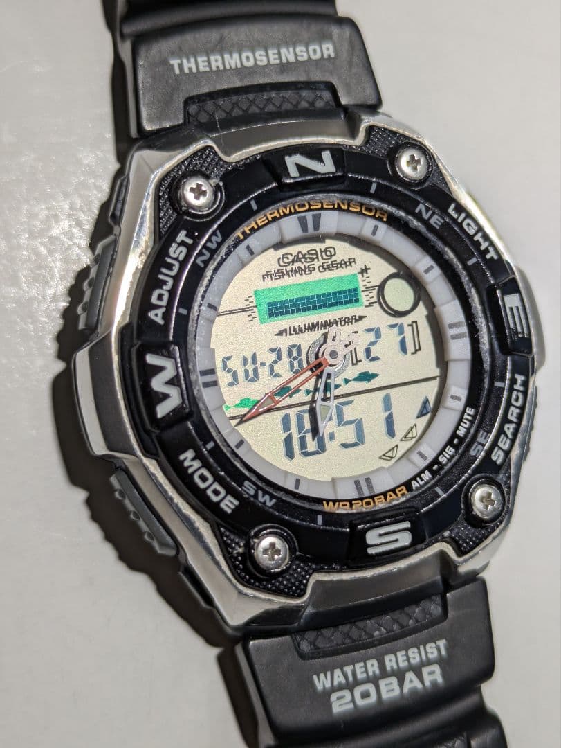 CASIO AQW-101 Quartz Men's Watch — Japanese