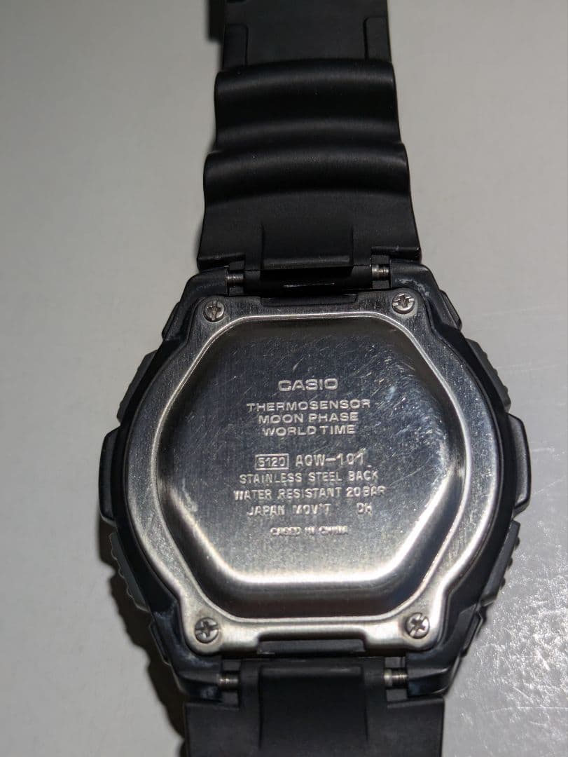 CASIO AQW-101 Quartz Men's Watch — Japanese