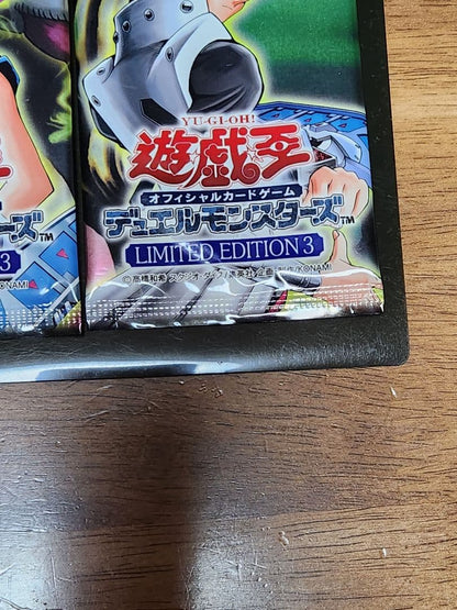 Yu-Gi-Oh Yu-Gi-Oh! OCG LIMITED EDITION 3 Unopened Pack 3-Set Pack — Japanese