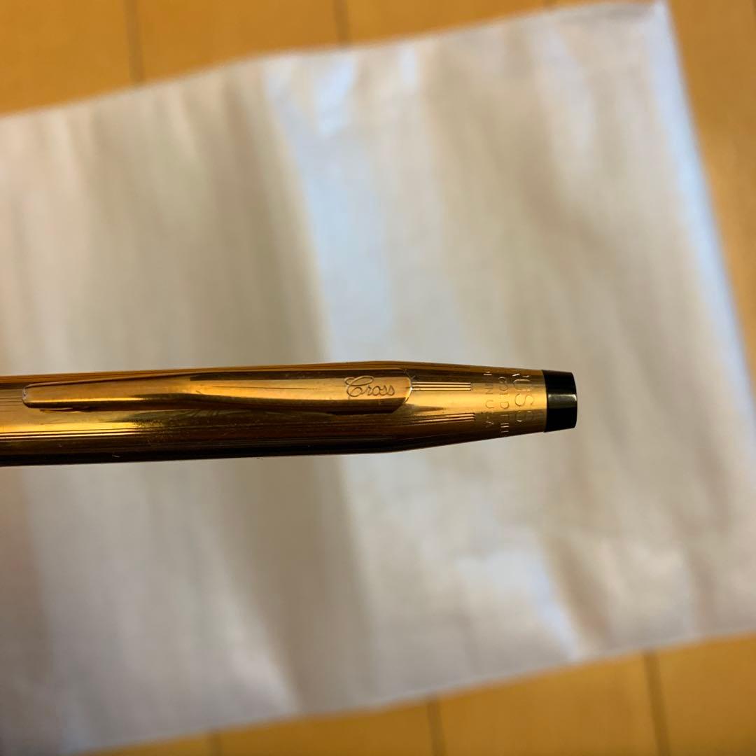 Cross 14KT Gold Filled Fountain Pen with slight scratches and dirt, made in USA
