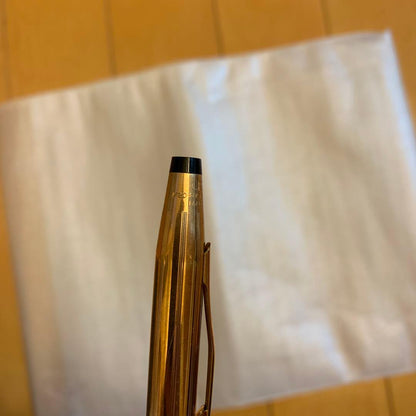 Cross 14KT Gold Filled Fountain Pen with slight scratches and dirt, made in USA