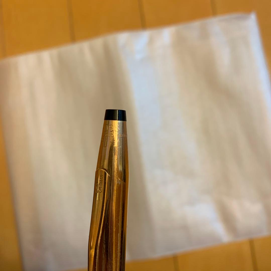 Cross 14KT Gold Filled Fountain Pen with slight scratches and dirt, made in USA