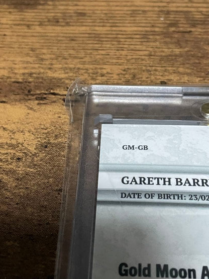 Gareth Barry Autographed Card — Japanese