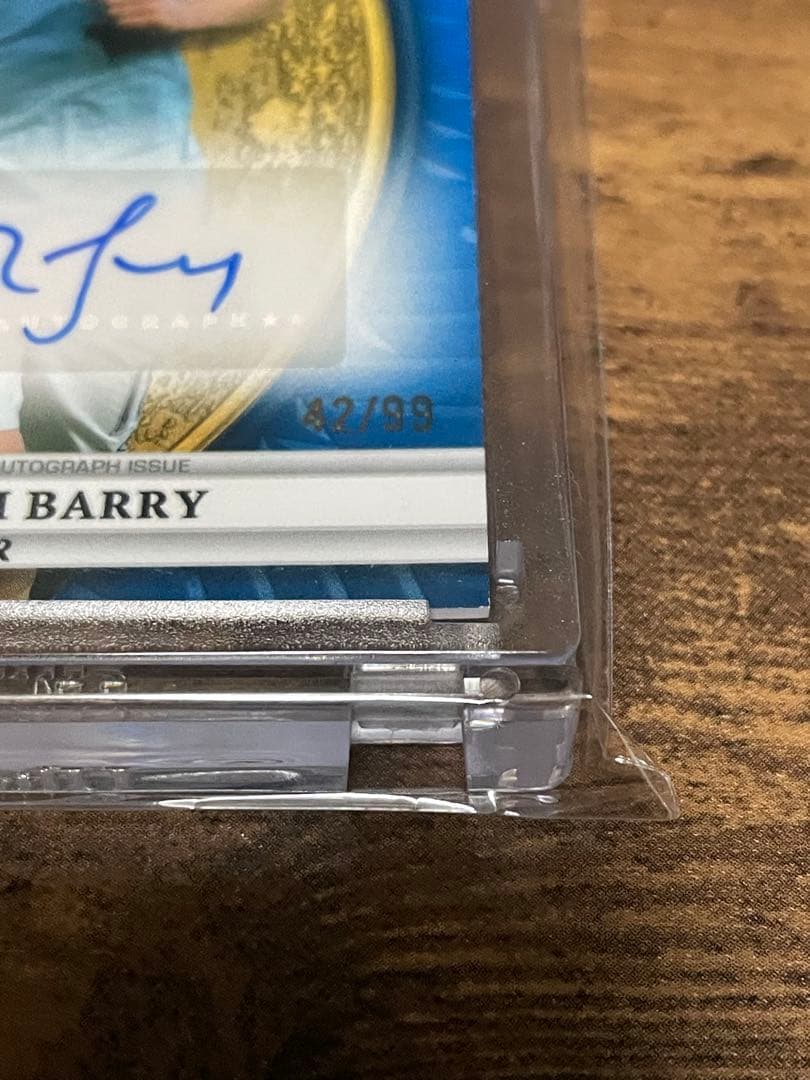 Gareth Barry Autographed Card — Japanese