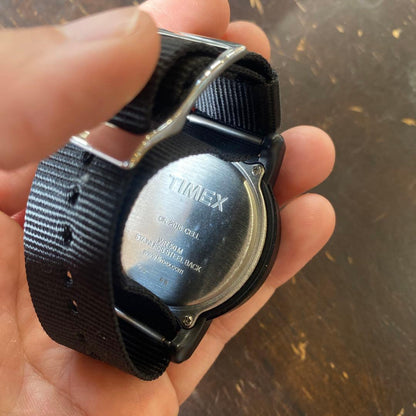 TIMEX Camper ブラック INDIGLO WR50m Quartz Men's Watch — Japanese