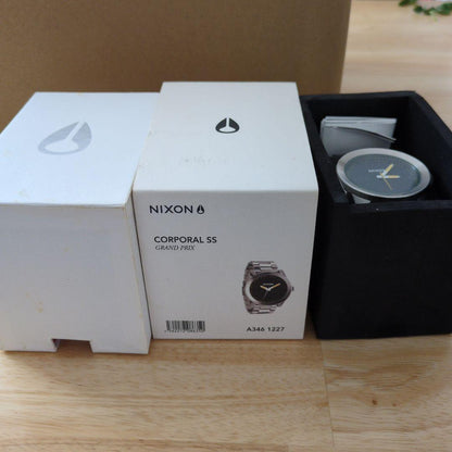 NIXON CORPORAL SS GRAND PRIX Analog Men's Watch — Japanese