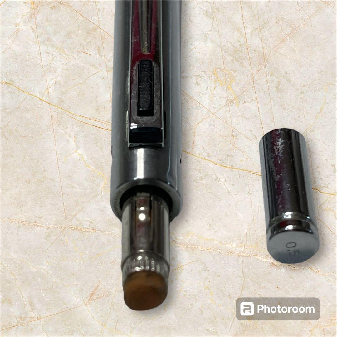 Silver Pilot 1+1 Multi-Functional Ballpoint Pen with push-button and mechanical pencil function