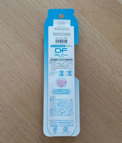 Pilot Delful mechanical pencil 0.5mm with non-color translucent body
