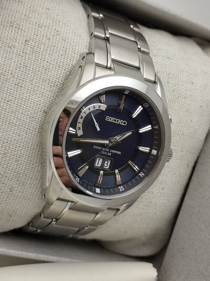 SEIKO SPIRIT V195-0BG0 Solar Men's Watch — Japanese