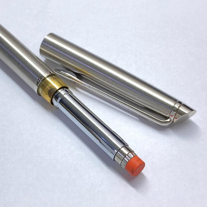 Waterman Mechanical Pencil in stainless steel with 0.5mm lead and unused eraser