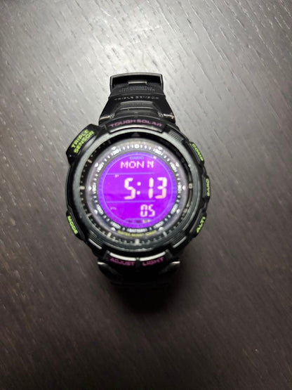 CASIO PRG-240T-7A3 Solar Men's Watch — Japanese