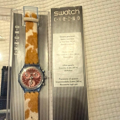 swatch CHRONO ANIMAL Analog Men's — Japanese