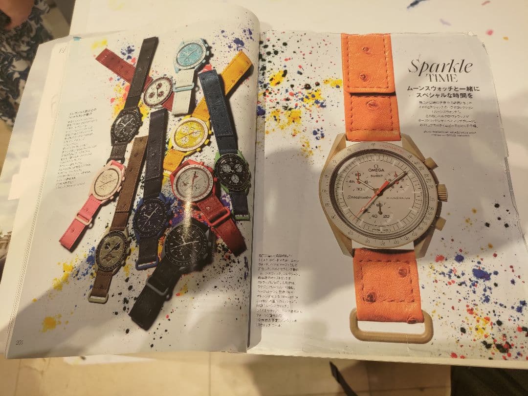 swatch Ostrich Moonwatch Men's — Japanese