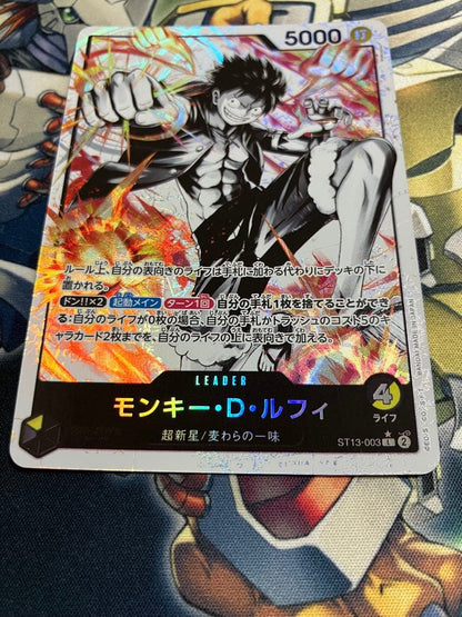 One Piece Monkey D. Luffy L — ST13-003 — Japanese