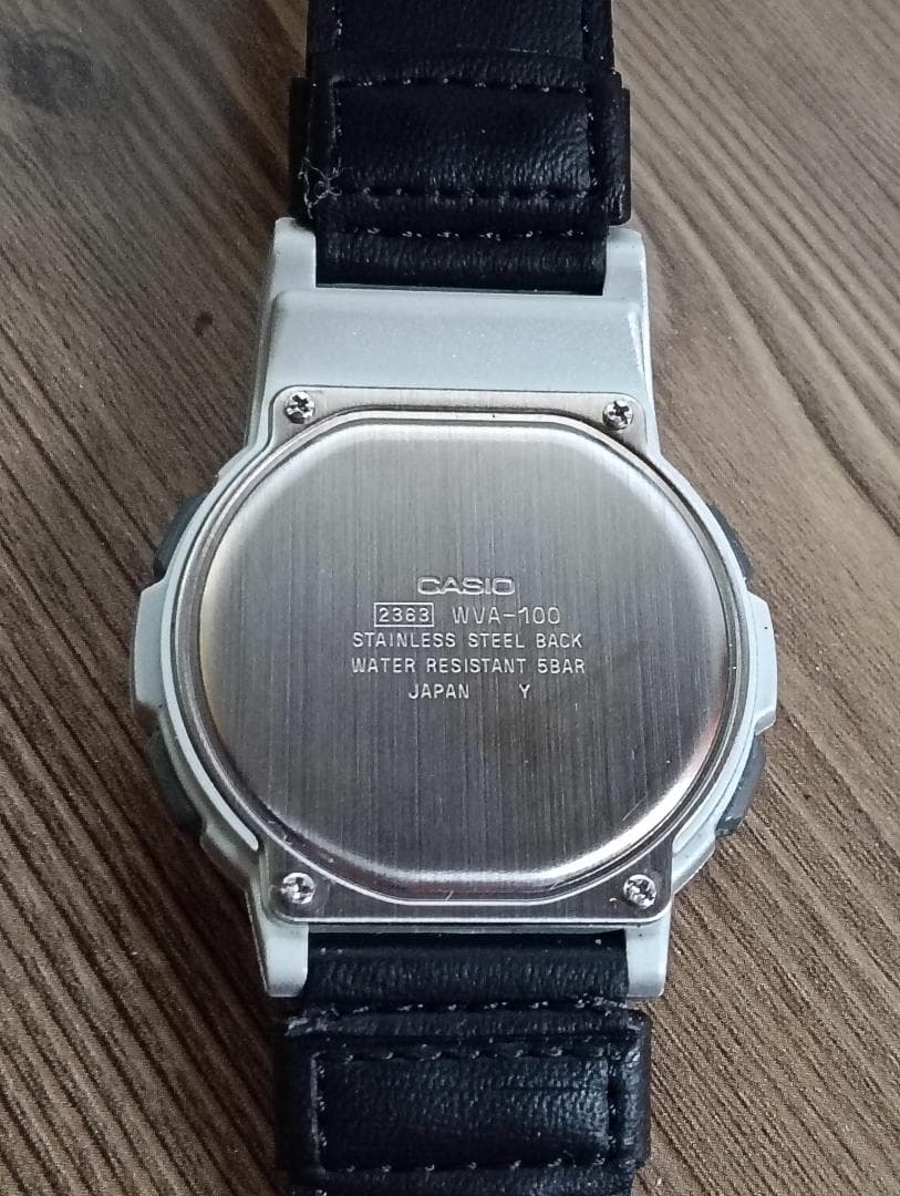 CASIO WVA-100 Digital Men's Watch — Japanese