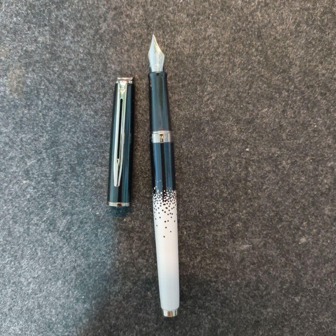 Used Waterman Fountain Pen Onbre E Lumiere F with smooth nib and clean body