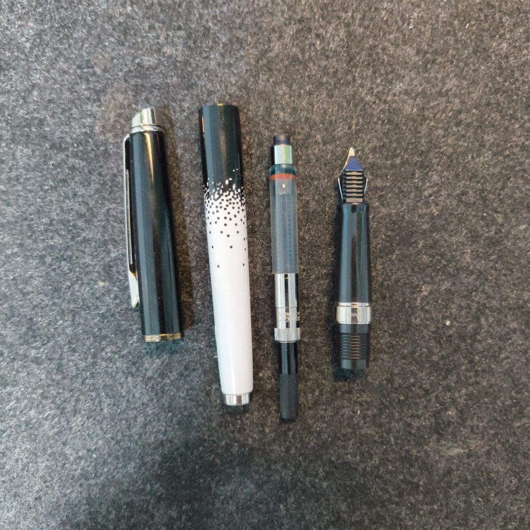 Used Waterman Fountain Pen Onbre E Lumiere F with smooth nib and clean body