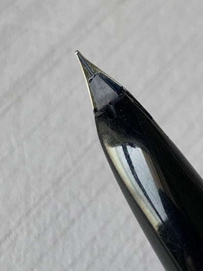PILOT Custom Etching fountain pen with 18K nib and converter, shown in used condition with slight storage marks