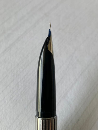 PILOT Custom Etching fountain pen with 18K nib and converter, shown in used condition with slight storage marks