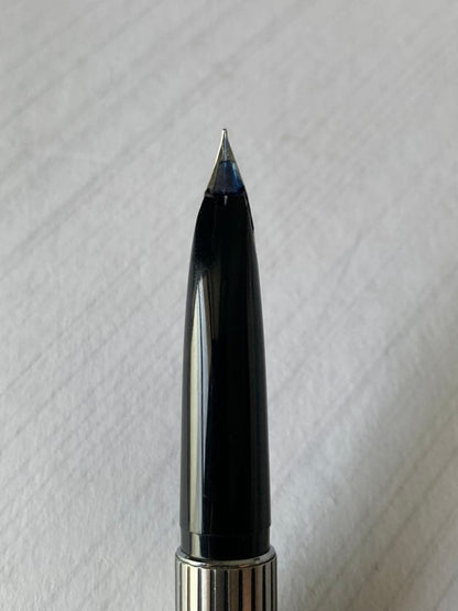 PILOT Custom Etching fountain pen with 18K nib and converter, shown in used condition with slight storage marks