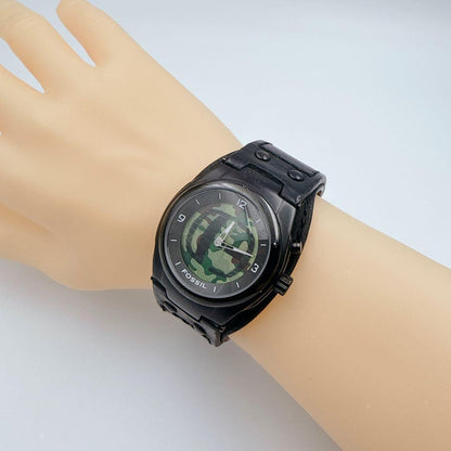FOSSIL BIGTIC Y2K 00's Camouflage Quartz Men's Watch — Japanese
