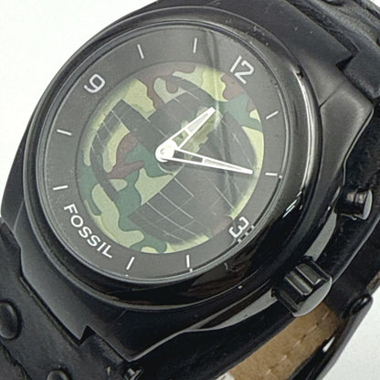 FOSSIL BIGTIC Y2K 00's Camouflage Quartz Men's Watch — Japanese
